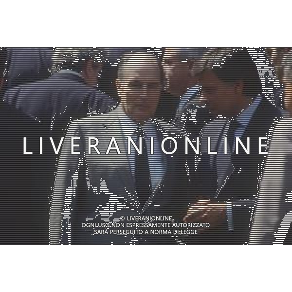 DIAP-RETROSPETTIVA FRANCOIS MITTERAND POLITICO NELLA FOTO FRANCOIS MITTERAND A MILANO NELL\'ANNO 1985 FOTO MASSIMO BIANCHI-AG ALDO LIVERANI SAS  