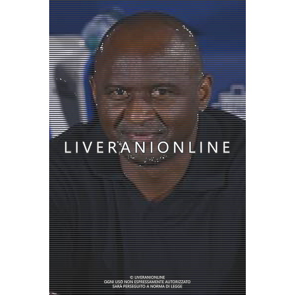 TVRG Como vs Genoa nella foto Patrick Vieira allenatore Genoa Como 15-09-2025 Stadio Giuseppe Sinigaglia Como vs Genoa Campionato Serie A Enilive - 3a giornata foto Roberto Garavaglia/Agenzia Aldo Liverani sas