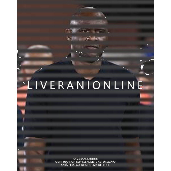 TVRG Como vs Genoa nella foto Patrick Vieira allenatore Genoa Como 15-09-2025 Stadio Giuseppe Sinigaglia Como vs Genoa Campionato Serie A Enilive - 3a giornata foto Roberto Garavaglia/Agenzia Aldo Liverani sas