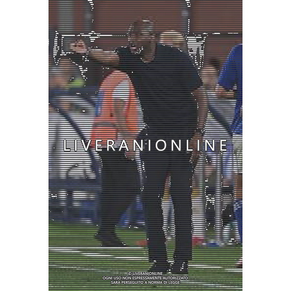 TVRG Como vs Genoa nella foto Patrick Vieira allenatore Genoa Como 15-09-2025 Stadio Giuseppe Sinigaglia Como vs Genoa Campionato Serie A Enilive - 3a giornata foto Roberto Garavaglia/Agenzia Aldo Liverani sas