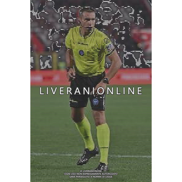 TVRG Como vs Genoa nella foto l\'arbitro Marco Piccinini di Forlì Como 15-09-2025 Stadio Giuseppe Sinigaglia Como vs Genoa Campionato Serie A Enilive - 3a giornata foto Roberto Garavaglia/Agenzia Aldo Liverani sas