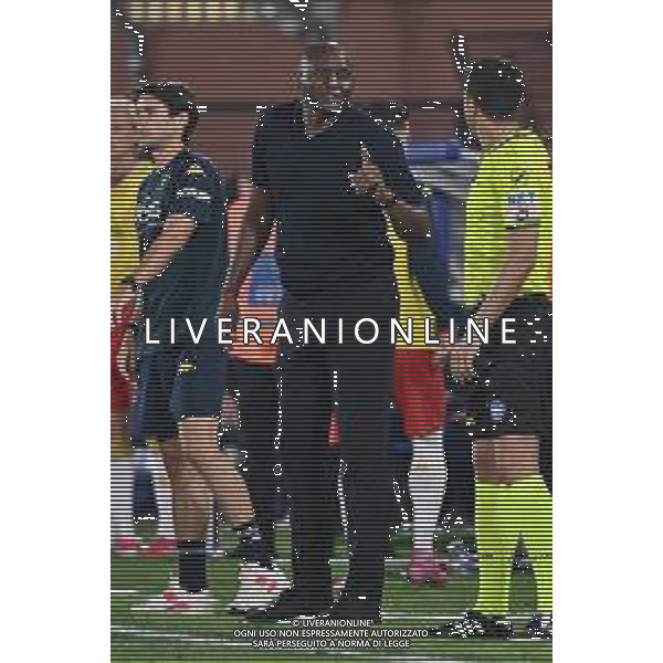 TVRG Como vs Genoa nella foto Patrick Vieira allenatore Genoa Como 15-09-2025 Stadio Giuseppe Sinigaglia Como vs Genoa Campionato Serie A Enilive - 3a giornata foto Roberto Garavaglia/Agenzia Aldo Liverani sas