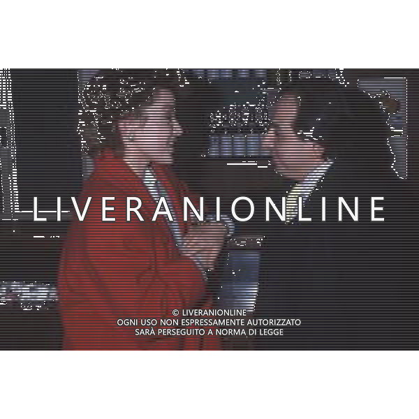 DIAP-RETROSPETTIVA GIANCARLOMAGALLI AUTORE TELEVISIVO E PRESENTATORE TELEVISIVO NELLA FOTO GIANCARLO MAGALLI CON ILARIA MOSCATO NELL\'ANNO 1987 A ROMA FOTO EDGARDO DELLA SCORCIOSA-AG ALDO LIVERANI SAS