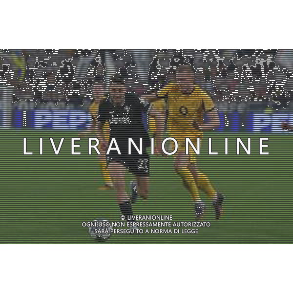 Torino 16.09.2025 Allianz Stadium © Manuela Viganti/Agenzia Aldo Liverani Juventus vs Borussia Dortmund 1a giornata Uefa Champions League 2025/2026 Nella foto: andrea cambiaso e julian ryerson ©Viganti - AGENZIA ALDO LIVERANI SAS
