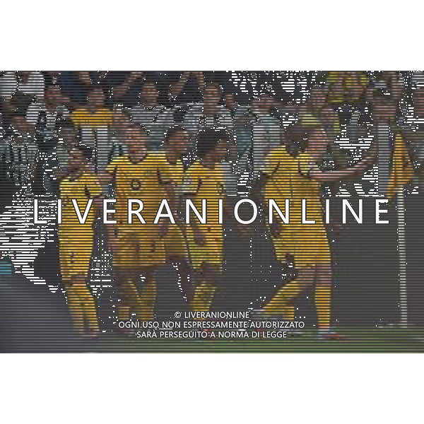 Torino 16.09.2025 Allianz Stadium © Manuela Viganti/Agenzia Aldo Liverani Juventus vs Borussia Dortmund 1a giornata Uefa Champions League 2025/2026 Nella foto: esultanza borussia dortmund dopo il gol di karim adeyemi ©Viganti - AGENZIA ALDO LIVERANI SAS