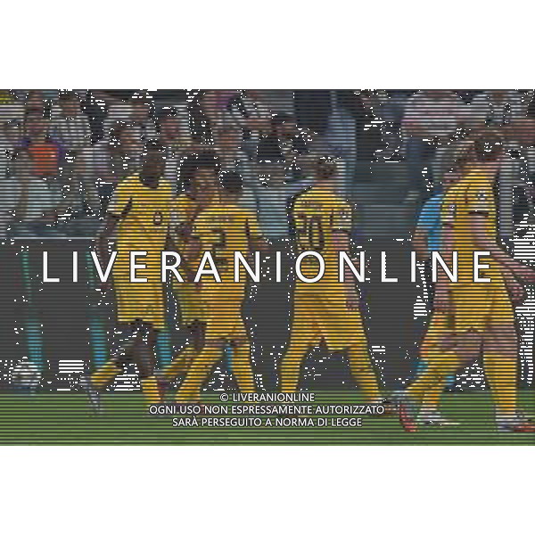 Torino 16.09.2025 Allianz Stadium © Manuela Viganti/Agenzia Aldo Liverani Juventus vs Borussia Dortmund 1a giornata Uefa Champions League 2025/2026 Nella foto: esultanza borussia dortmund dopo il gol di karim adeyemi ©Viganti - AGENZIA ALDO LIVERANI SAS