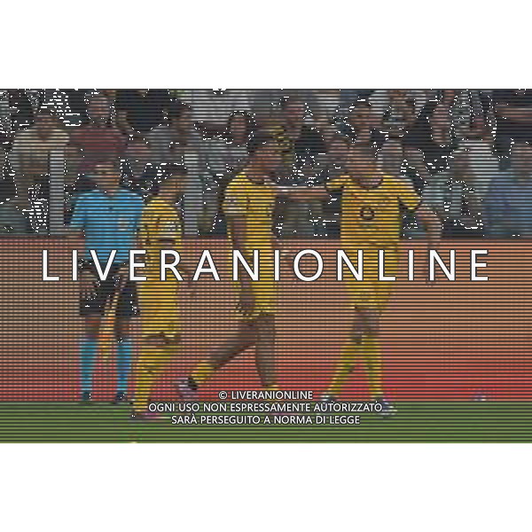 Torino 16.09.2025 Allianz Stadium © Manuela Viganti/Agenzia Aldo Liverani Juventus vs Borussia Dortmund 1a giornata Uefa Champions League 2025/2026 Nella foto: esultanza borussia dortmund dopo il gol di felix nmecha ©Viganti - AGENZIA ALDO LIVERANI SAS