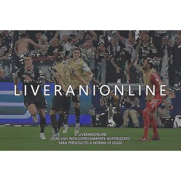 Torino 16.09.2025 Allianz Stadium © Manuela Viganti/Agenzia Aldo Liverani Juventus vs Borussia Dortmund 1a giornata Uefa Champions League 2025/2026 Nella foto: esultanza juventus dopo il gol di dusan vlahovic ©Viganti - AGENZIA ALDO LIVERANI SAS