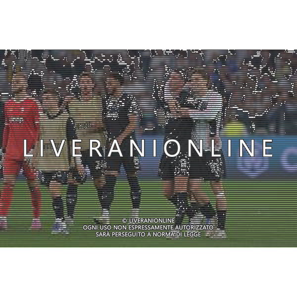 Torino 16.09.2025 Allianz Stadium © Manuela Viganti/Agenzia Aldo Liverani Juventus vs Borussia Dortmund 1a giornata Uefa Champions League 2025/2026 Nella foto: festa juventus a fine gara ©Viganti - AGENZIA ALDO LIVERANI SAS
