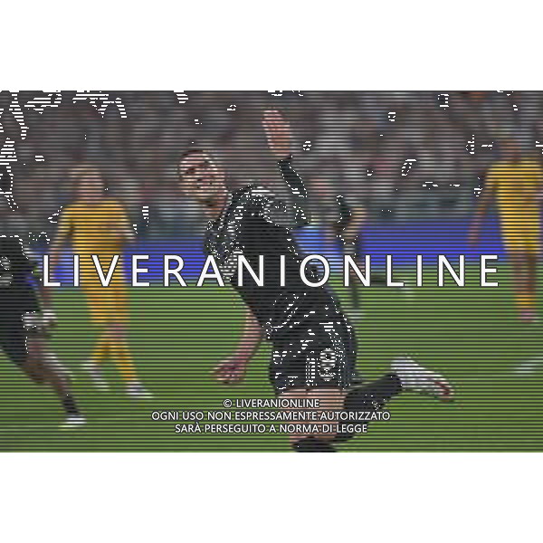Torino 16.09.2025 Allianz Stadium TVAF-©Alessandro Falzone/Ag. Aldo Liverani sas Juventus vs Borussia Dortmund Uefa Champions League 2025/2026 1a giornata Nella foto: Esultanza gol di Dusan Vlahovic