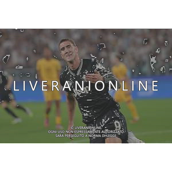 Torino 16.09.2025 Allianz Stadium TVAF-©Alessandro Falzone/Ag. Aldo Liverani sas Juventus vs Borussia Dortmund Uefa Champions League 2025/2026 1a giornata Nella foto: Esultanza gol di Dusan Vlahovic