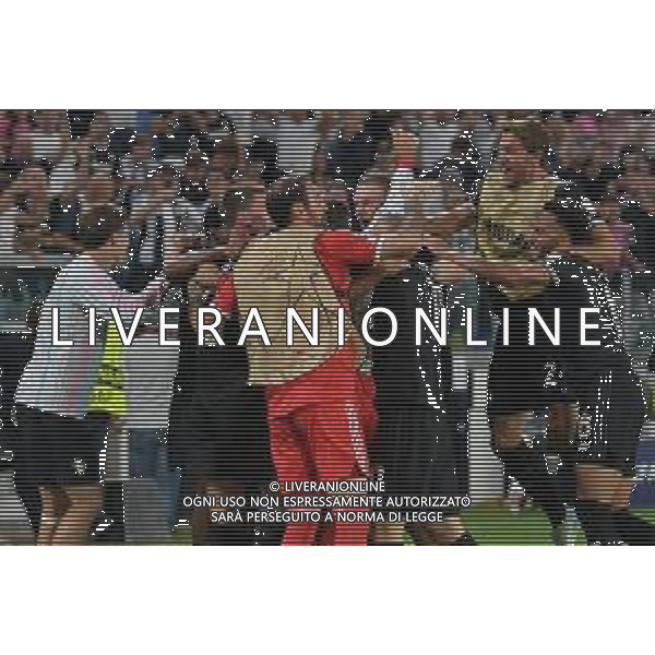 Torino 16.09.2025 Allianz Stadium TVAF-©Alessandro Falzone/Ag. Aldo Liverani sas Juventus vs Borussia Dortmund Uefa Champions League 2025/2026 1a giornata Nella foto: Esultanza Juventus gol di Lloyd Kelly