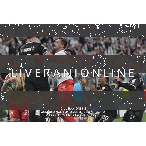 Torino 16.09.2025 Allianz Stadium TVAF-©Alessandro Falzone/Ag. Aldo Liverani sas Juventus vs Borussia Dortmund Uefa Champions League 2025/2026 1a giornata Nella foto: Esultanza Juventus gol di Lloyd Kelly