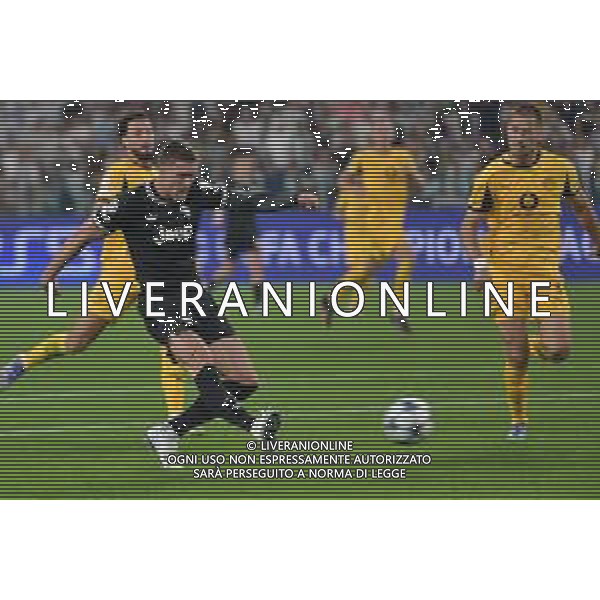 Torino 16.09.2025 Allianz Stadium TVAF-©Alessandro Falzone/Ag. Aldo Liverani sas Juventus vs Borussia Dortmund Uefa Champions League 2025/2026 1a giornata Nella foto: Gol di Dusan Vlahovic