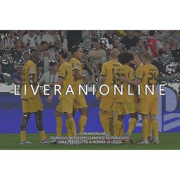Torino 16.09.2025 Allianz Stadium © Manuela Viganti/Agenzia Aldo Liverani Juventus vs Borussia Dortmund 1a giornata Uefa Champions League 2025/2026 Nella foto: esultanza borussia dortmund dopo il gol di yan couto