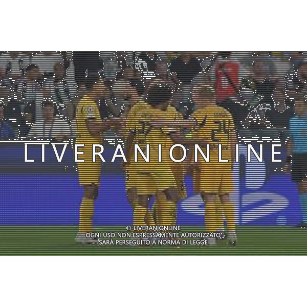 Torino 16.09.2025 Allianz Stadium © Manuela Viganti/Agenzia Aldo Liverani Juventus vs Borussia Dortmund 1a giornata Uefa Champions League 2025/2026 Nella foto: esultanza borussia dortmund dopo il gol di yan couto