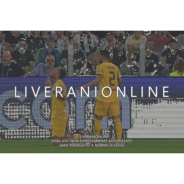Torino 16.09.2025 Allianz Stadium © Manuela Viganti/Agenzia Aldo Liverani Juventus vs Borussia Dortmund 1a giornata Uefa Champions League 2025/2026 Nella foto: esultanza felix nmacha e yab couto dopo il gol