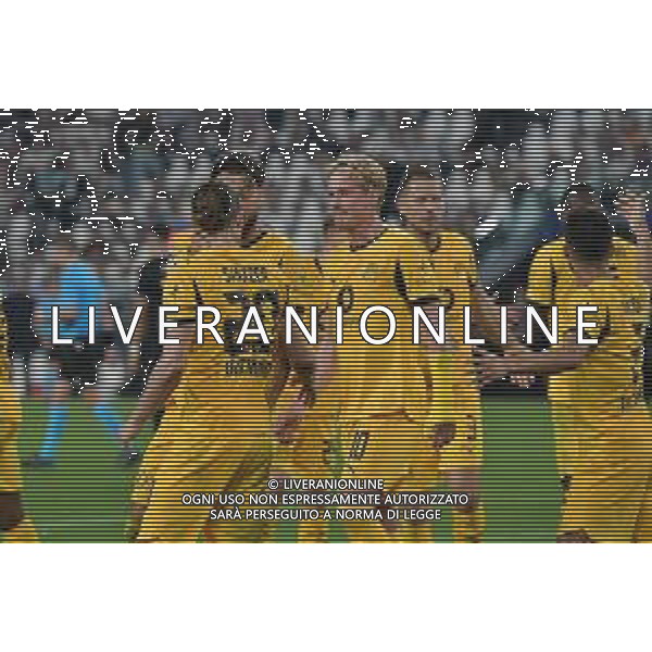 Torino 16.09.2025 Allianz Stadium © Manuela Viganti/Agenzia Aldo Liverani Juventus vs Borussia Dortmund 1a giornata Uefa Champions League 2025/2026 Nella foto: esultanza borussia dortmund dopo il gol di ramy bensebaini
