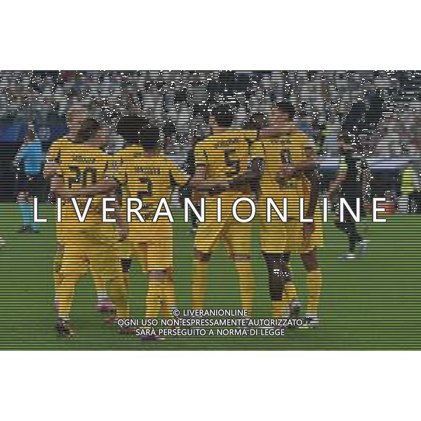 Torino 16.09.2025 Allianz Stadium © Manuela Viganti/Agenzia Aldo Liverani Juventus vs Borussia Dortmund 1a giornata Uefa Champions League 2025/2026 Nella foto: esultanza borussia dortmund dopo il gol di ramy bensebaini