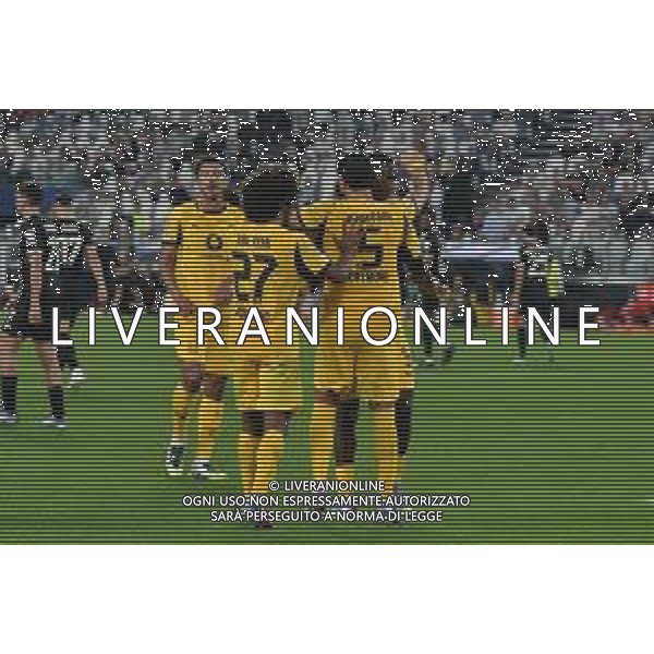 Torino 16.09.2025 Allianz Stadium © Manuela Viganti/Agenzia Aldo Liverani Juventus vs Borussia Dortmund 1a giornata Uefa Champions League 2025/2026 Nella foto: esultanza borussia dortmund dopo il gol di ramy bensebaini