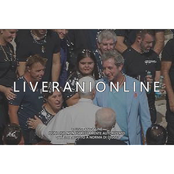 Citta’ del Vaticano - Piazza San Pietro Roma 17.09.2025 Udienza Generale di Sua Santita’ Papa Leone XIV Nella foto: Papa Leone XIV tra i fedeli con Paolo Ruffini Foto Credit: Andrea Bracaglia - AGENZIA ALDO LIVERANI SAS