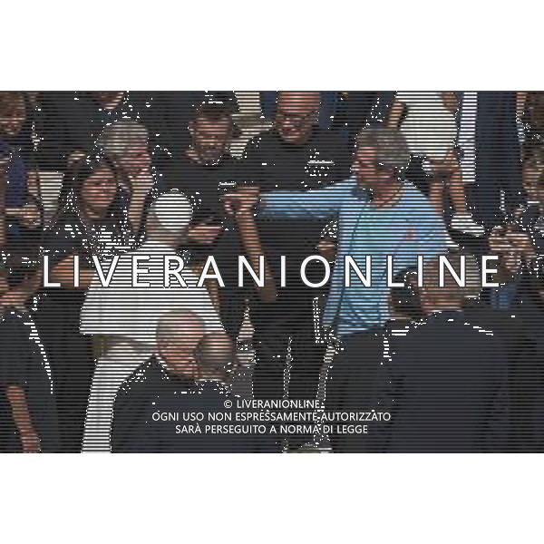 Citta’ del Vaticano - Piazza San Pietro Roma 17.09.2025 Udienza Generale di Sua Santita’ Papa Leone XIV Nella foto: Papa Leone XIV tra i fedeli con Paolo Ruffini Foto Credit: Andrea Bracaglia - AGENZIA ALDO LIVERANI SAS