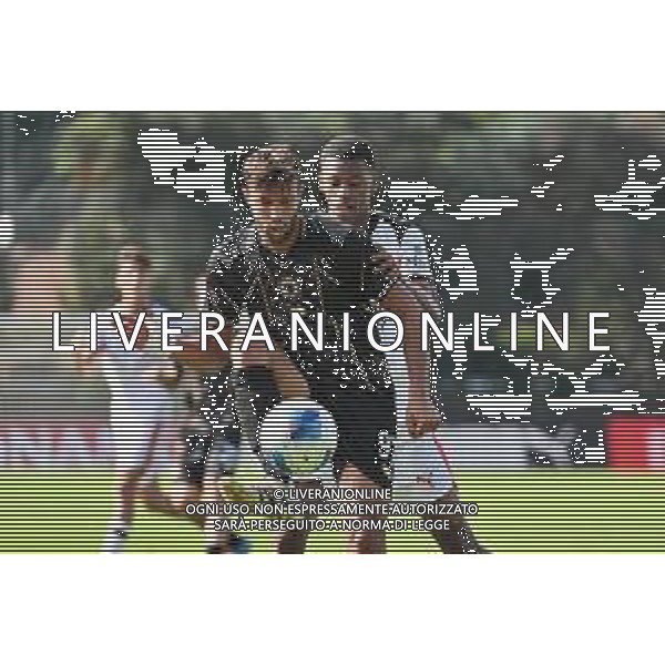 TVRG Milan Futuro vs Leon nella foto Yasin El Kadiri (Leon) e Cheveyo Balentien (Milan Futuro) Solbiate Arno (VA) 17-09-2025 Stadio Felice Chinetti Milan Futuro vs Leon Campionato Serie D girone B - recupero 1a giornata foto Roberto Garavaglia/Agenzia Aldo Liverani sas