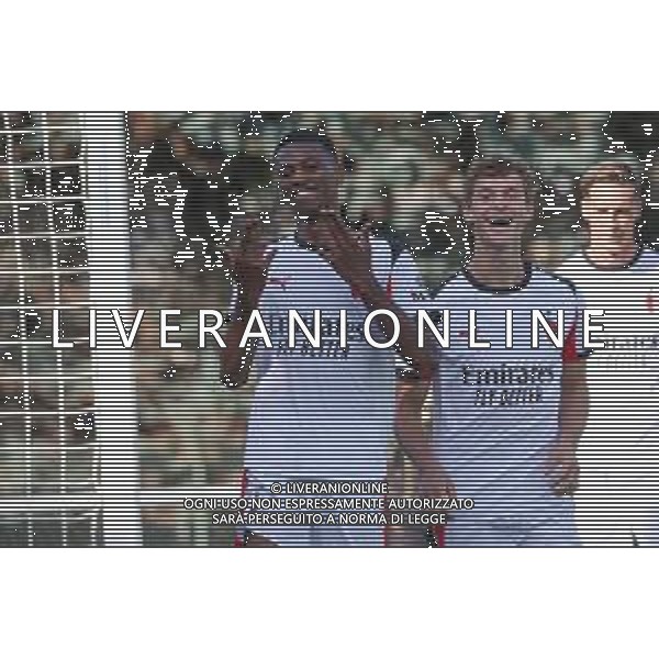 TVRCOR – Milan Futuro vs Ac Leon – Serie D – 1a giornata Stadio Chinetti Solbiate Arno (VA) 17-09-2025 nella foto esultanza dopo il goal Cheveyo Balentien (AC Milan Futuro) ©TVRCOR Corradin Roberta - AGENZIA ALDO LIVERANI SAS