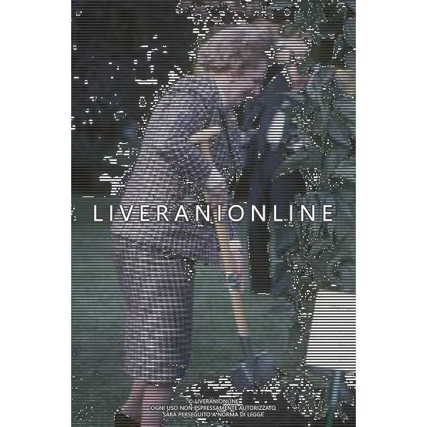 DIAP-RETROSPETTIVA MARGARET THATHCER PRIIMO MINISTRO INGLESE NELLA FOTO MARGARET THATHCER PRIIMO MINISTRO INGLESE A PALLANZA NELL\'ANNO 1988 FOTO DAVIDE MANDRINI-AG ALDO LIVERANI SAS