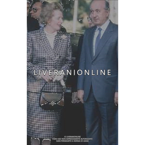 DIAP-RETROSPETTIVA MARGARET THATHCER PRIIMO MINISTRO INGLESE NELLA FOTO MARGARET THATHCER PRIIMO MINISTRO INGLESE A PALLANZA NELL\'ANNO 1988 CON CIRIAC0O DE MITA FOTO DAVIDE MANDRINI-AG ALDO LIVERANI SAS 