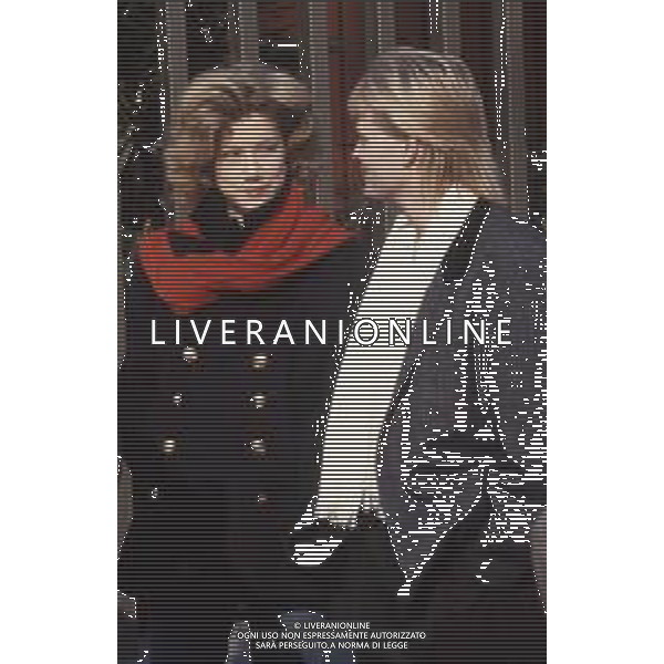 DIAP-RETROSPETTIVA NANCY BRILLI ATTRICE NELLA FOTO NANCY BRILLI CON NIGEL COURT A ROMA NELL\'ANNO 1986 FOTO EDGARDO DELLA SCORCIOSA-AG ALDO LIVERANI SAS