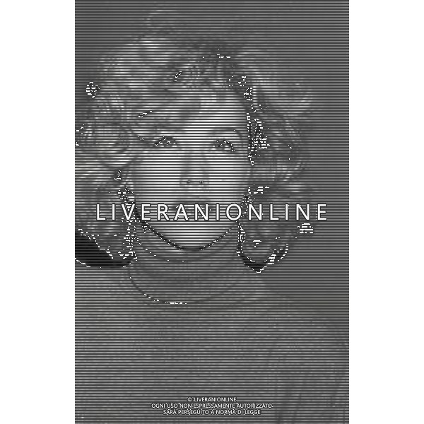 NEG-RETROSPETTIVA NANCY BRILLI ATTRICE NELLA FOTO NANCY BRILLI A MILANO IN TERRAZZA MARTINI NELL\'ANNO 1989 AG ALDO LIVERANI SAS 