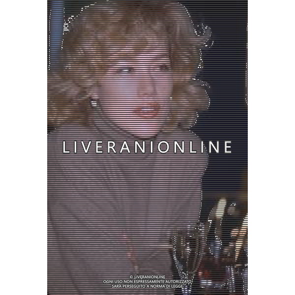 DIAP-RETROSPETTIVA NANCY BRILLI ATTRICE NELLA FOTO NANCY BRILLI A MILANO IN TERRAZZA MARTINI NELL\'ANNO 1988 AG ALDO LIVERANI SAS  