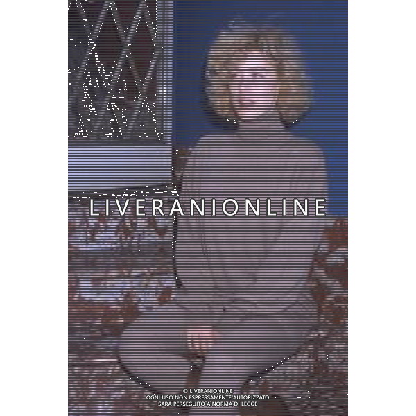 DIAP-RETROSPETTIVA NANCY BRILLI ATTRICE NELLA FOTO NANCY BRILLI A MILANO IN TERRAZZA MARTINI NELL\'ANNO 1988 AG ALDO LIVERANI SAS  
