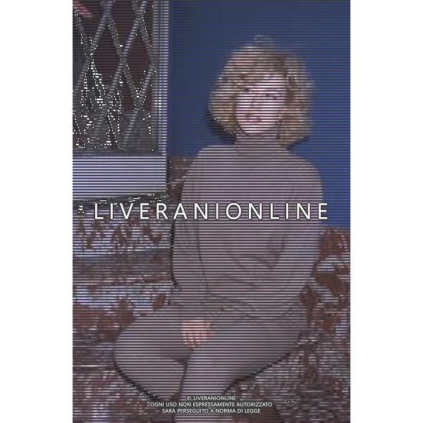 DIAP-RETROSPETTIVA NANCY BRILLI ATTRICE NELLA FOTO NANCY BRILLI A MILANO IN TERRAZZA MARTINI NELL\'ANNO 1988 AG ALDO LIVERANI SAS  