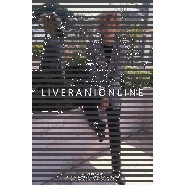 DIAP-RETROSPETTIVA NANCY BRILLI ATTRICE NELLA FOTO NANCY BRILLI A CANNES NELL\'ANNO 1989 AG ALDO LIVERANI SAS  