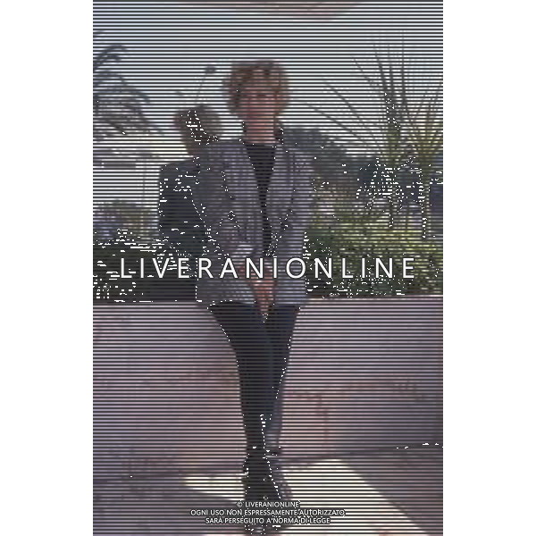 DIAP-RETROSPETTIVA NANCY BRILLI ATTRICE NELLA FOTO NANCY BRILLI A CANNES NELL\'ANNO 1989 AG ALDO LIVERANI SAS  