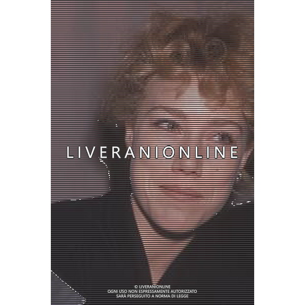 DIAP-RETROSPETTIVA NANCY BRILLI ATTRICE NELLA FOTO NANCY BRILLI A MILANO IN TERRAZZA MARTINI NELL\'ANNO 1989 AG ALDO LIVERANI SAS 