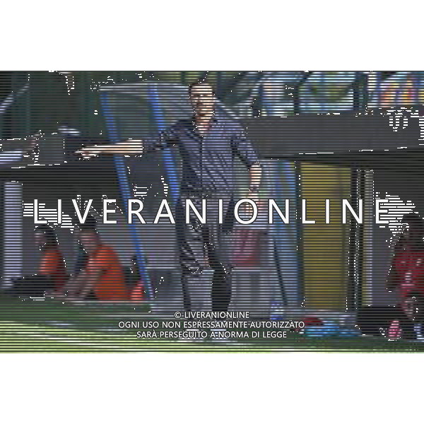 TVRG Milan Futuro vs Leon nella foto Massimo Oddo allenatore Milan Futuro Solbiate Arno (VA) 17-09-2025 Stadio Felice Chinetti Milan Futuro vs Leon Campionato Serie D girone B - recupero 1a giornata foto Roberto Garavaglia/Agenzia Aldo Liverani sas