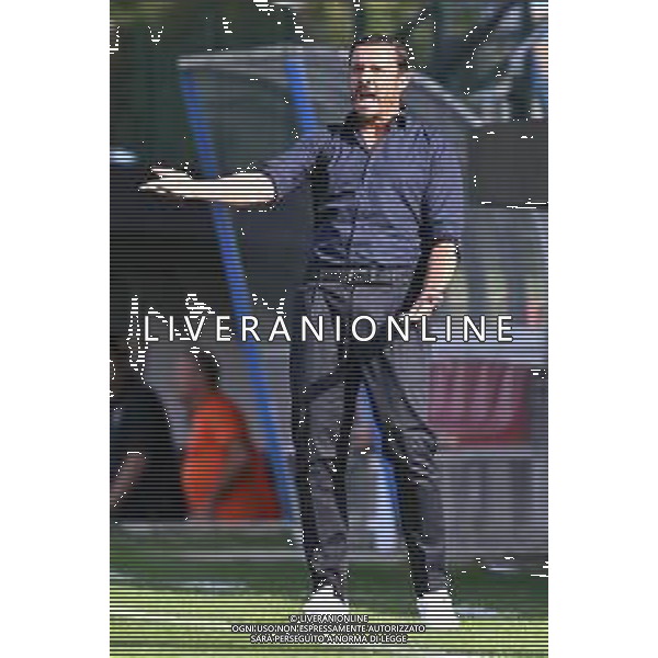TVRG Milan Futuro vs Leon nella foto Massimo Oddo allenatore Milan Futuro Solbiate Arno (VA) 17-09-2025 Stadio Felice Chinetti Milan Futuro vs Leon Campionato Serie D girone B - recupero 1a giornata foto Roberto Garavaglia/Agenzia Aldo Liverani sas