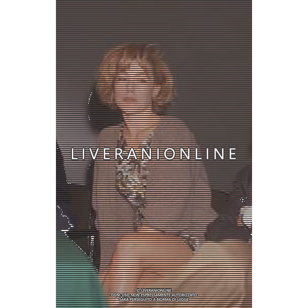 DIAP-RETROSPETTIVA NANCY BRILLI ATTRICE NELLA FOTO NANCY BRILLI PRESENTAZIONE DEL FILM “ITALIA -GERMANIA 4-3“A MILANO NELL\'ANNO 1990 AG ALDO LIVERANI SAS 