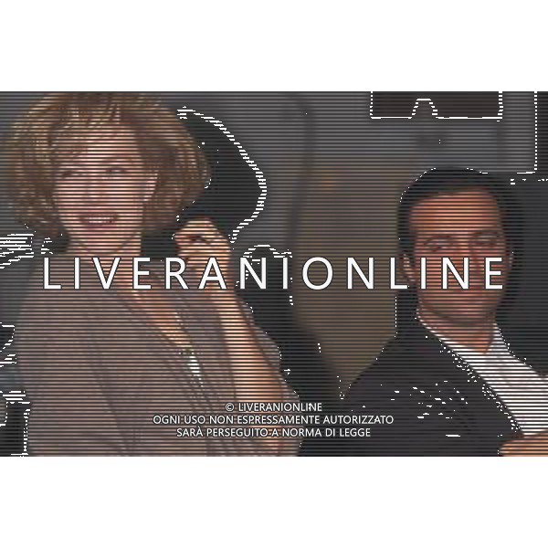 DIAP-RETROSPETTIVA NANCY BRILLI ATTRICE NELLA FOTO NANCY BRILLI CON MASSIMO GHINI PRESENTAZIONE DEL FILM “ITALIA -GERMANIA 4-3“A MILANO NELL\'ANNO 1990 AG ALDO LIVERANI SAS 