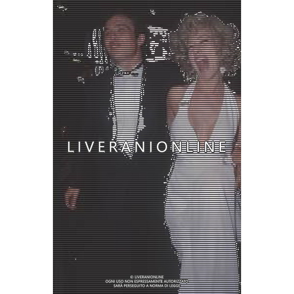 DIAP-RETROSPETTIVA NANCY BRILLI ATTRICE NELLA FOTO NANCY BRILLI NELL\'ANNO 1991 CON CLAUDIO AMENDOLA AG ALDO LIVERANI SAS 