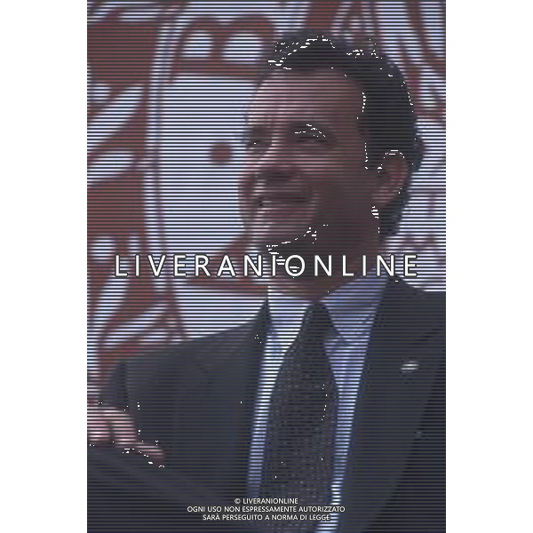 DIAP-RETROSPETTIVA TOM HANKS ATTORE NELLA FOTO TOM HANKS A VENEZIA NELL\'ANNO 1994 AG ALDO LIVERANI SAS