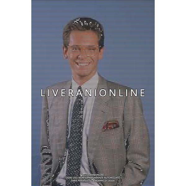 DIAP-RETROSPETTIVA ALESSANDRO CECCHI PAONE PRESENTATORE TELEVISIVO NELLA FOTO ALESSANDRO CECCHI PAONE AG ALDO LIVERANI SAS 
