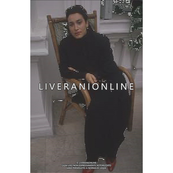 DIAP-RETROSPETTIVA GRAZIA DI MICHELE CANTANTE NELLA FOTO GRAZIA DI MICHELE AL FESTIVAL DI SANREMO NELL\'ANNO 1990 AG ALDO LIVERANI SAS