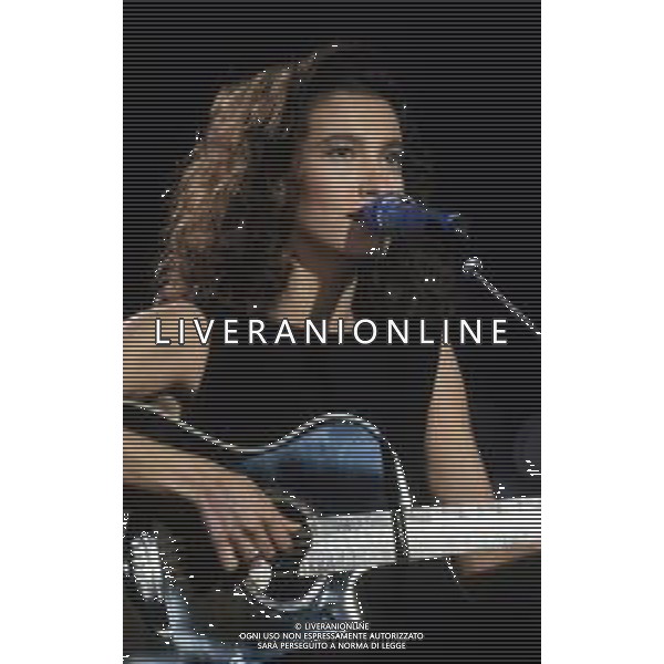 DIAP-RETROSPETTIVA GRAZIA DI MICHELE CANTANTE NELLA FOTO GRAZIA DI MICHELE AL FESTIVAL DI SANREMO NELL\'ANNO 1990 AG ALDO LIVERANI SAS