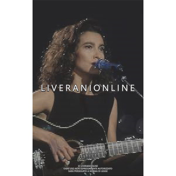 DIAP-RETROSPETTIVA GRAZIA DI MICHELE CANTANTE NELLA FOTO GRAZIA DI MICHELE AL FESTIVAL DI SANREMO NELL\'ANNO 1990 AG ALDO LIVERANI SAS