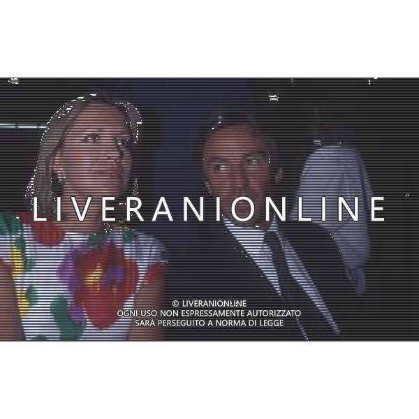 DIAP-RETROSPETTIVA CATHERINE SPAAK ATTRICE E CONDUTTRICE TELEVISIVA NELLA FOTO CATHERINE SPAAK CON IL MARITO DANIEL REY NELL\'ANNO 1990 AG ALDO LIVERANI SAS