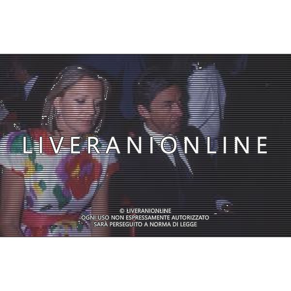 DIAP-RETROSPETTIVA CATHERINE SPAAK ATTRICE E CONDUTTRICE TELEVISIVA NELLA FOTO CATHERINE SPAAK CON IL MARITO DANIEL REY NELL\'ANNO 1990 AG ALDO LIVERANI SAS
